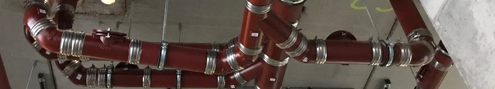Gussrohrinstallation