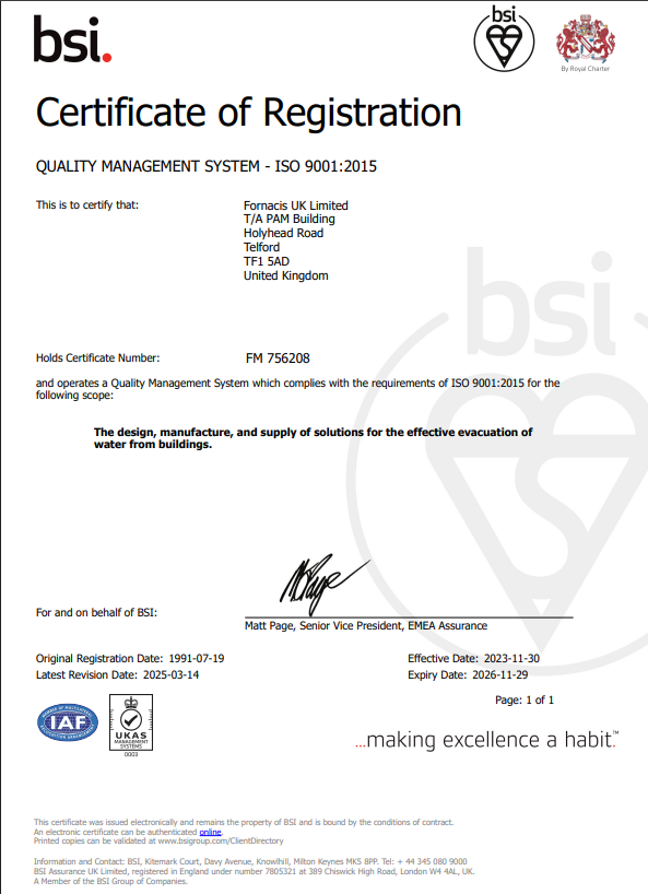 ISO Zertifikat